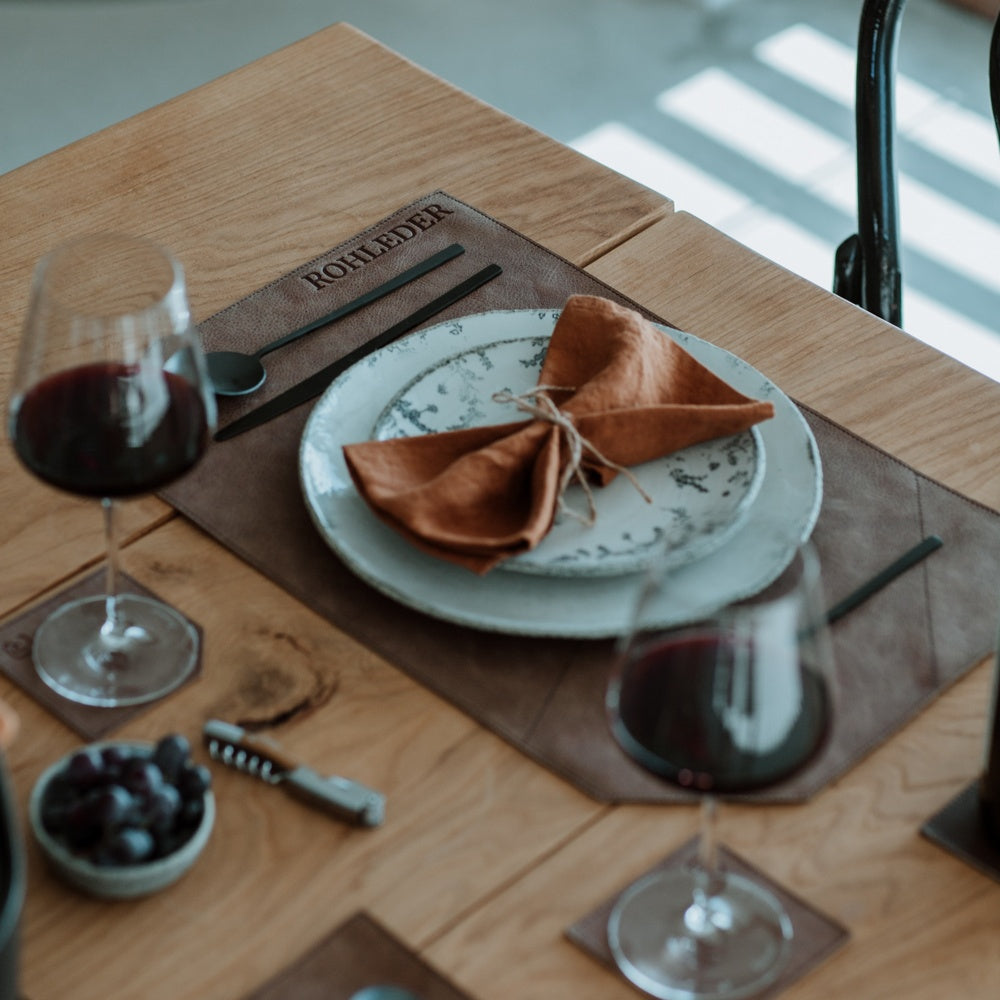 Leather Placemat "Design"