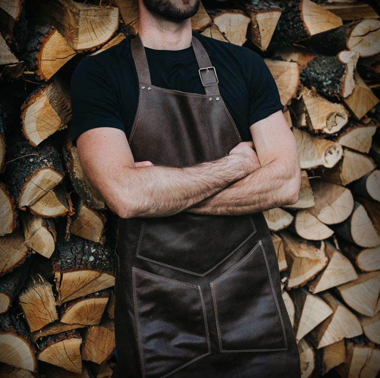 Leather BBQ Apron