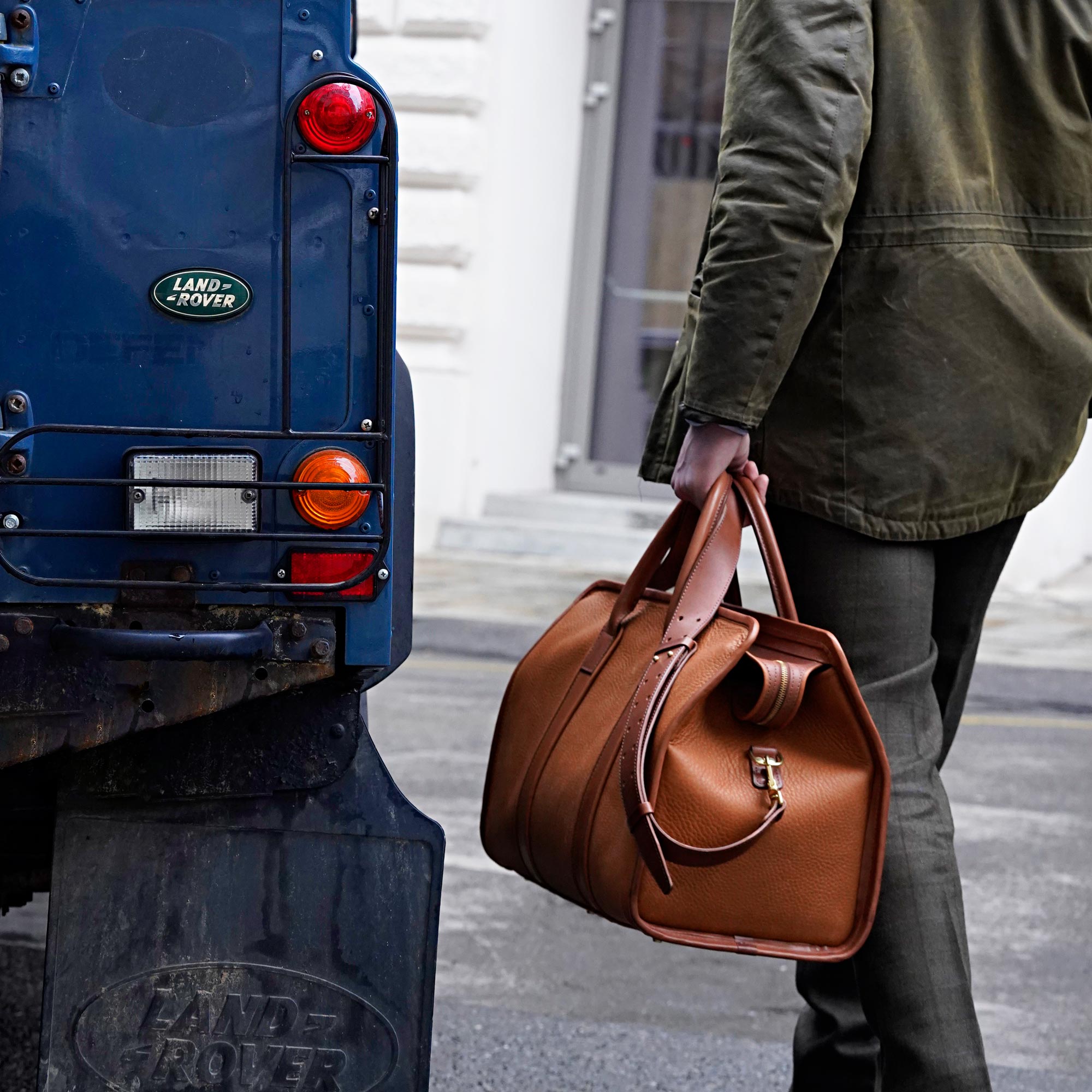 Lederreisetasche cognac