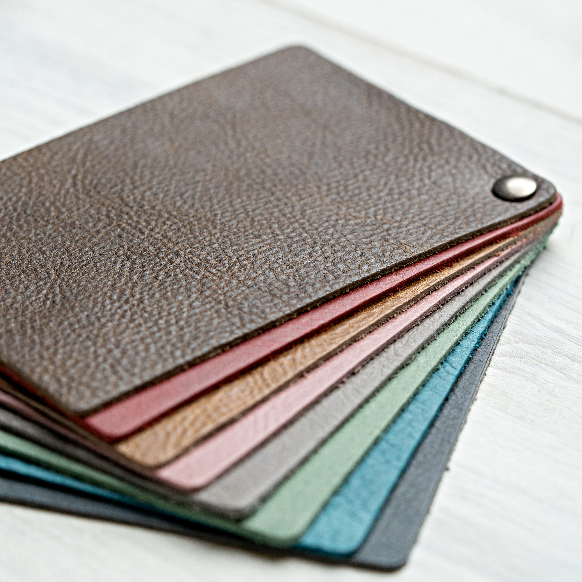"Natural" Leather Swatches