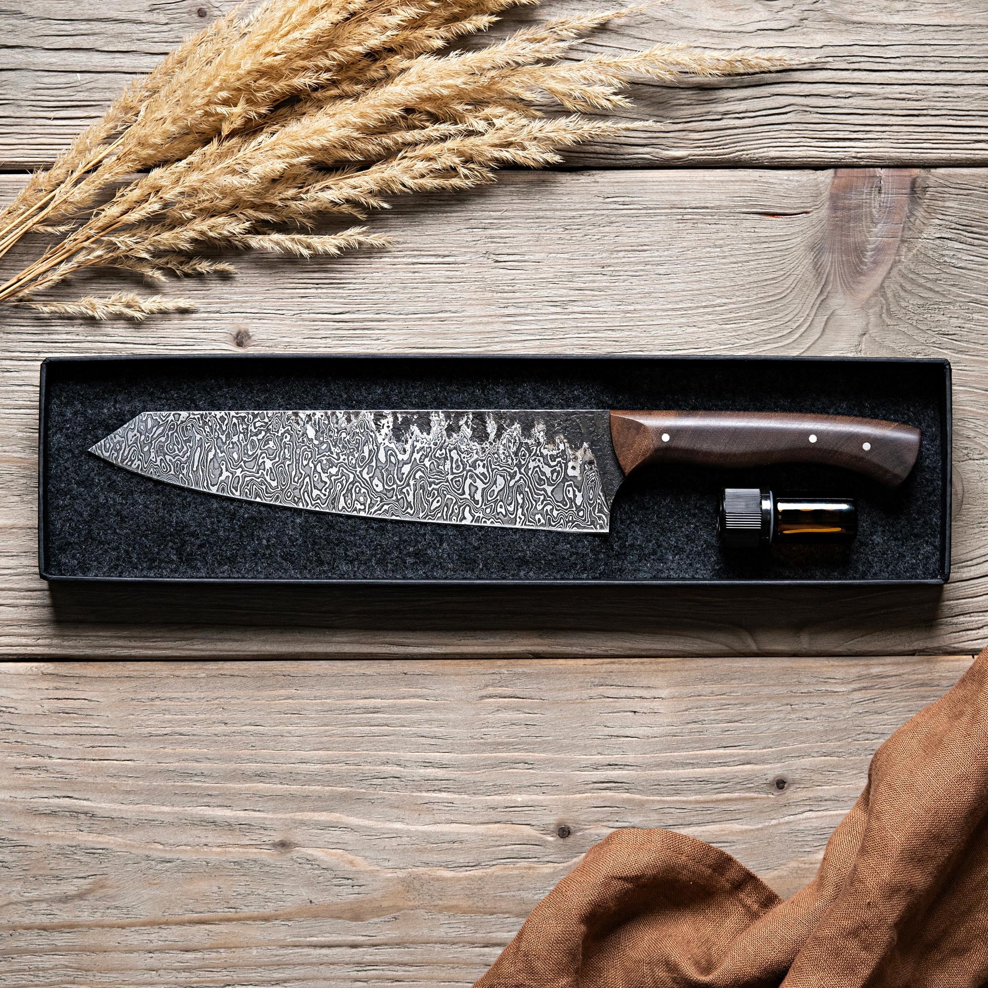 210mm Damaststahl Messer Handgeschmiedet