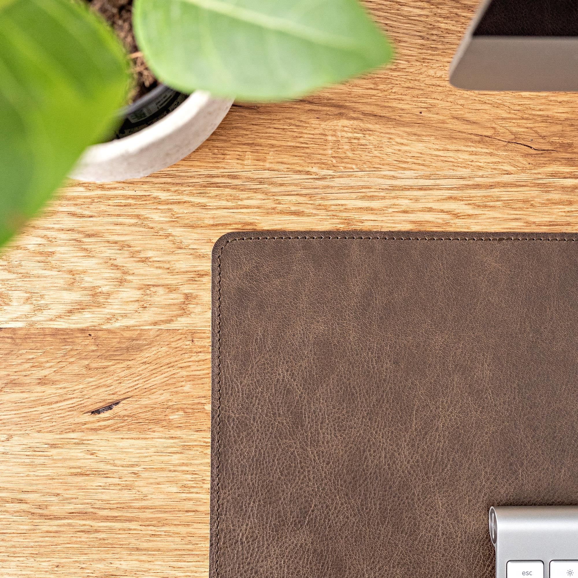 Natural Leather Desk Mat