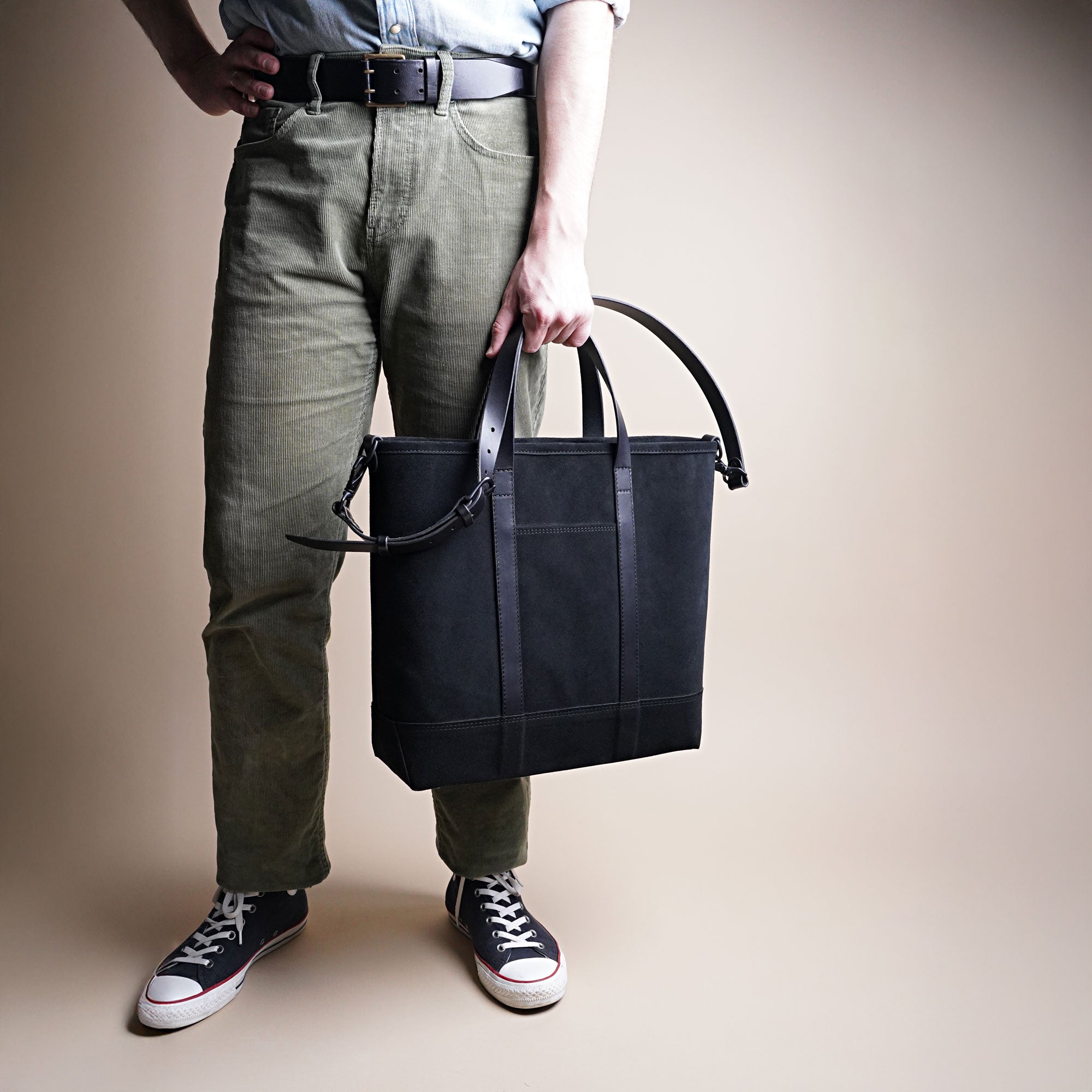 Tote-bag en daim pour le travail