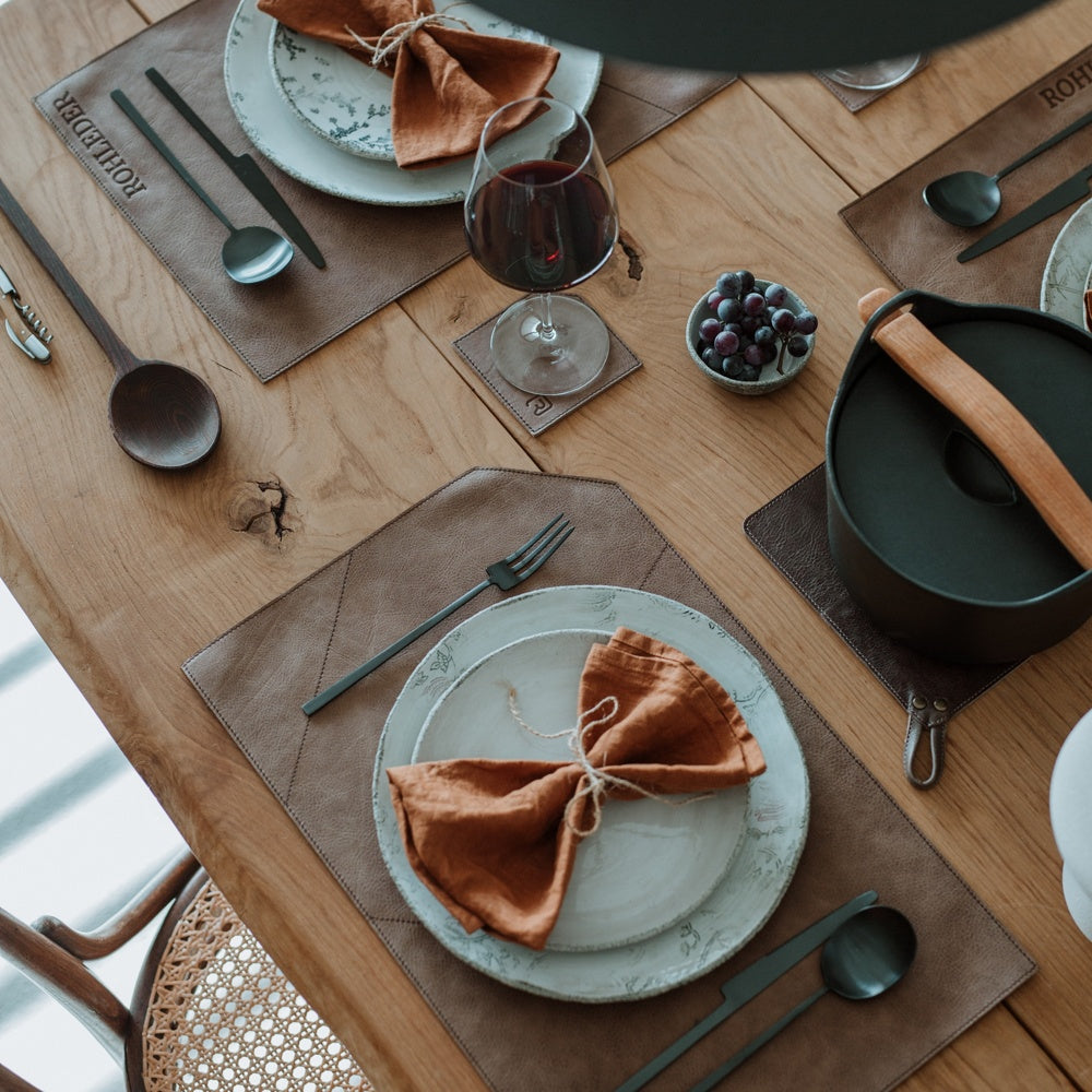 Leather Placemat "Design"