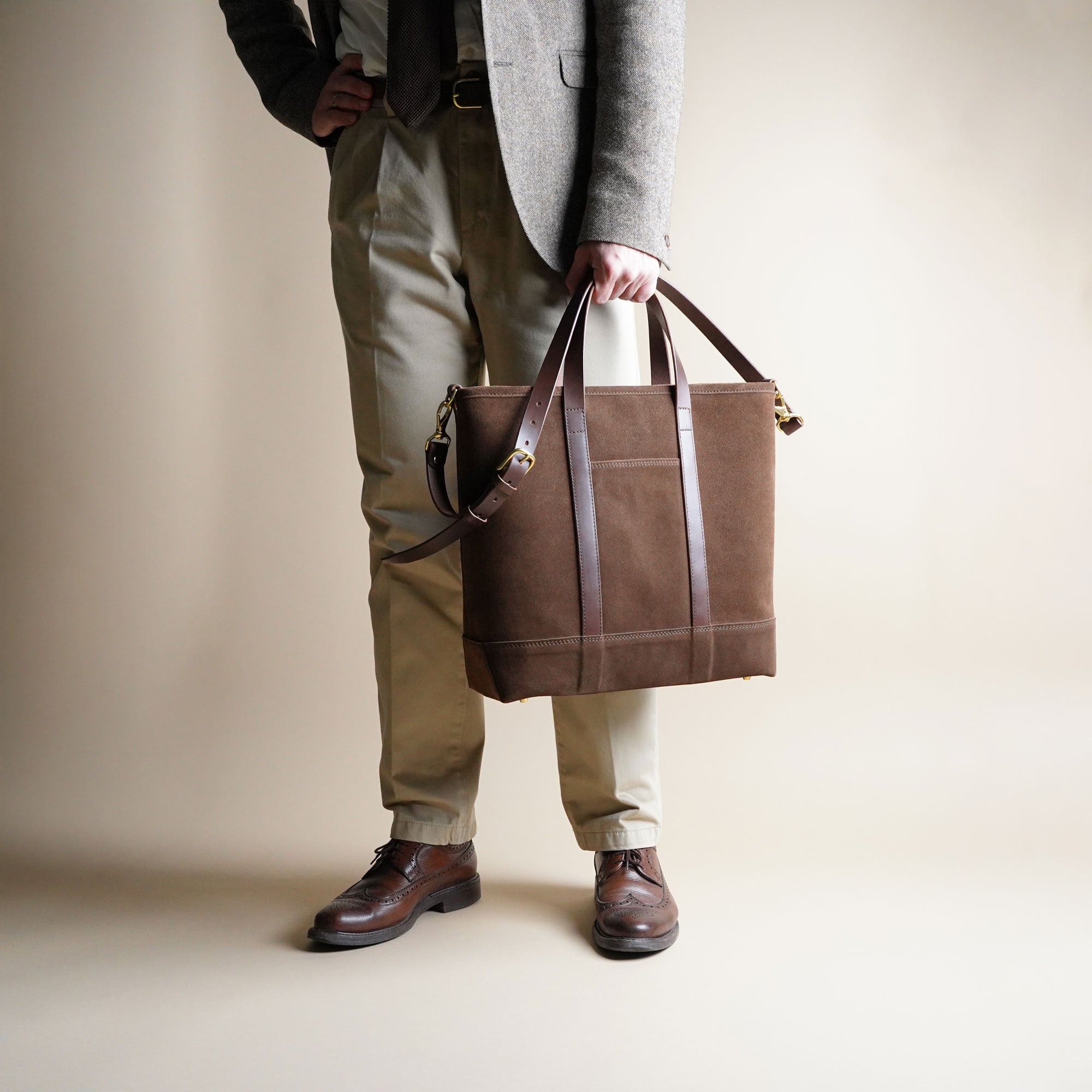 Tote-bag en daim pour le travail