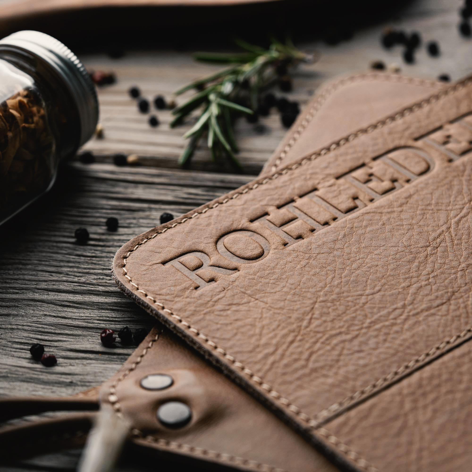 2 x Leather Potholders