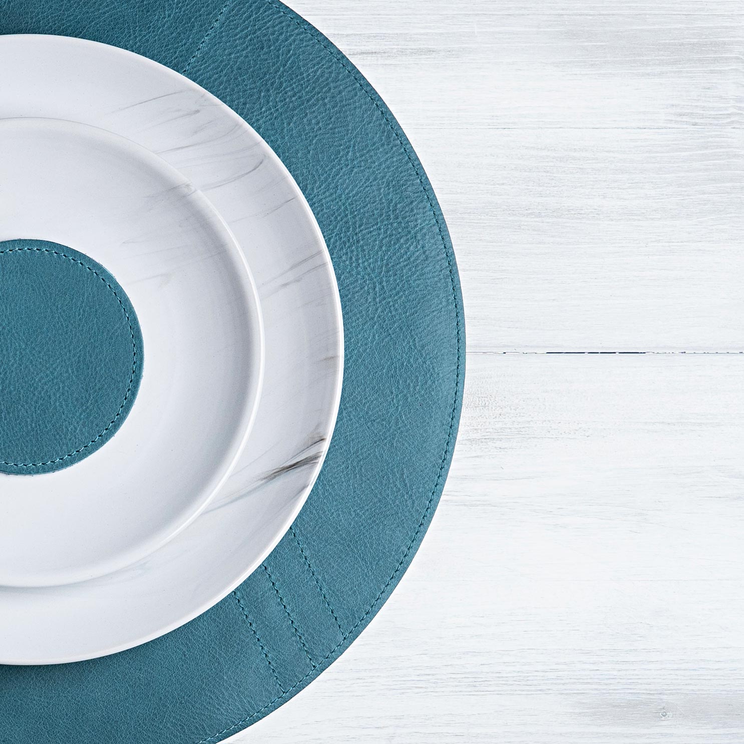 Leather Placemat "Round"